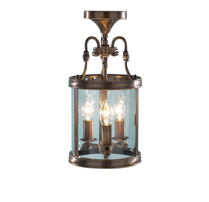 Lambeth 3 Light Lantern Dual Mount