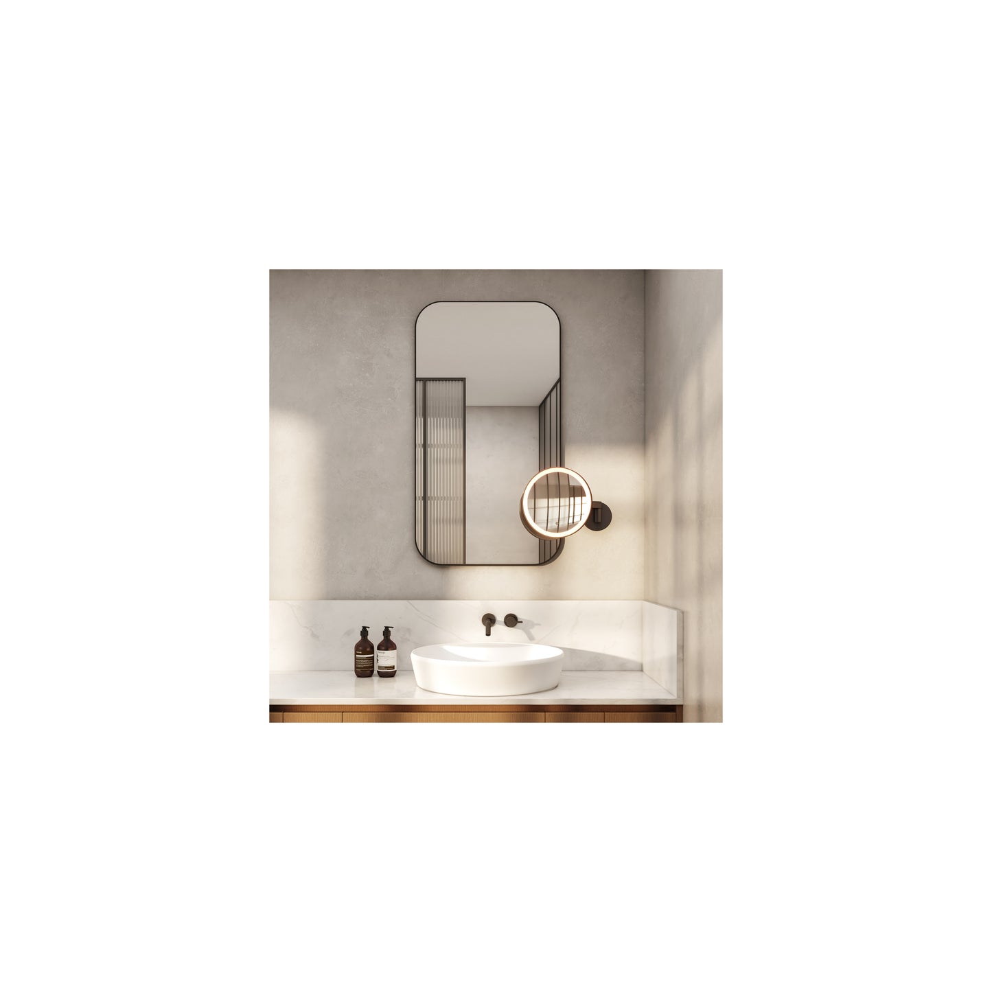 Nagoya Round LED  Illuminated Mirror