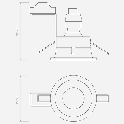 Minima Round IP65 Recessed Downlight