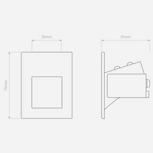Borgo 54 Exterior 2700K LED Wall Recessed