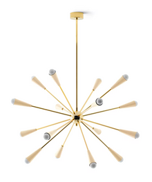 Sputnik Pendent in Gold