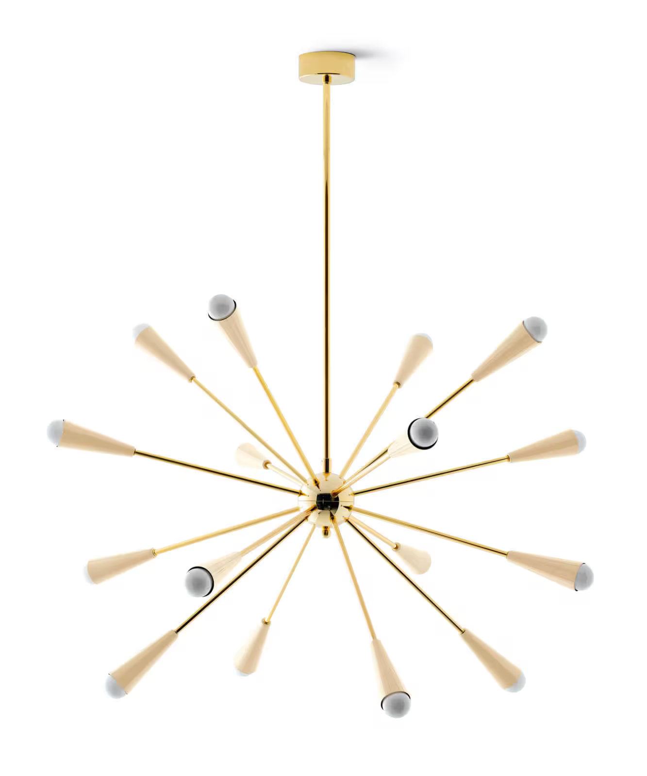 Sputnik Pendent in Gold