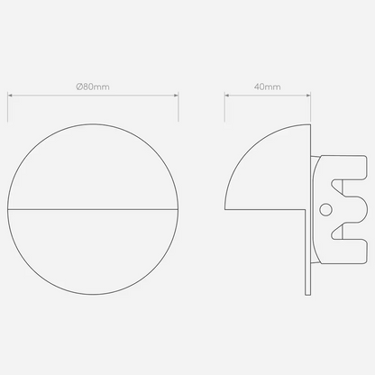 Tivola LED Exterior Wall Light