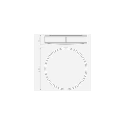 Mashiko 400 Round Ceiling Light