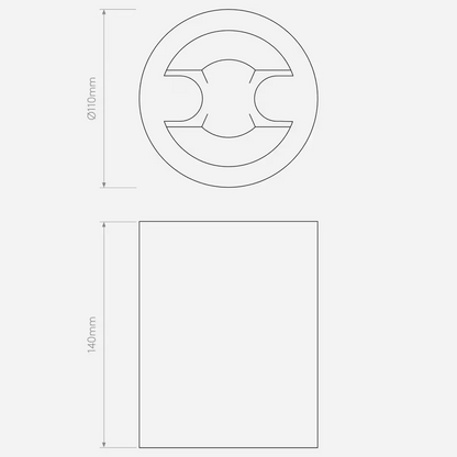 Osca 140 Round LED Ceiling Light
