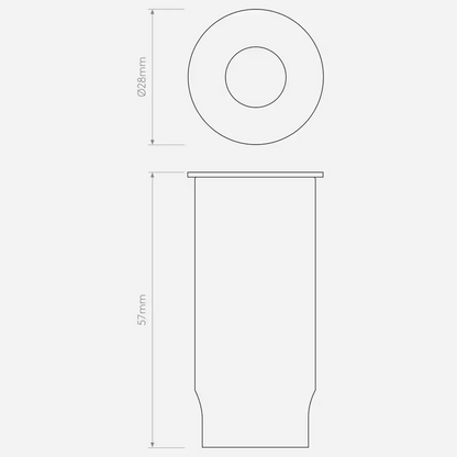 Terra Round 28 Exterior LED Ground Light in Stainless Steel