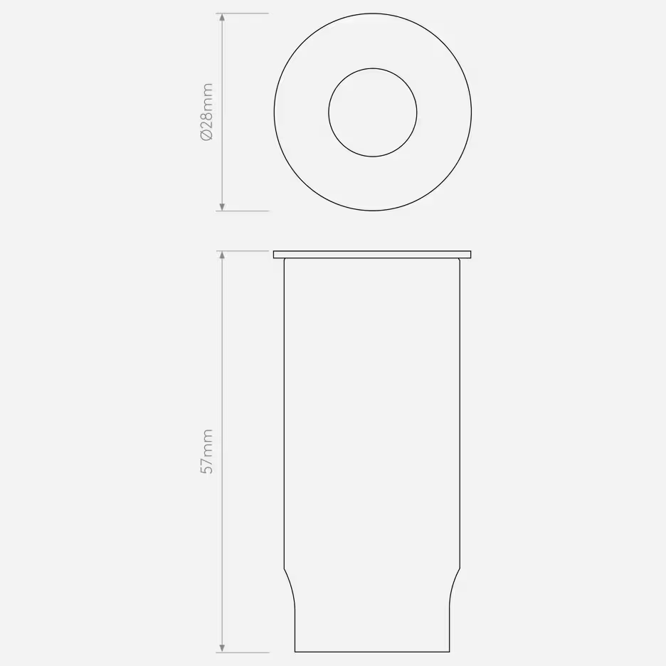 Terra Round 28 Exterior LED Ground Light in Stainless Steel