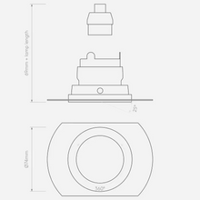 Pinhole Slimline Round Flush Adjustable Fire-Rated Ceiling Light