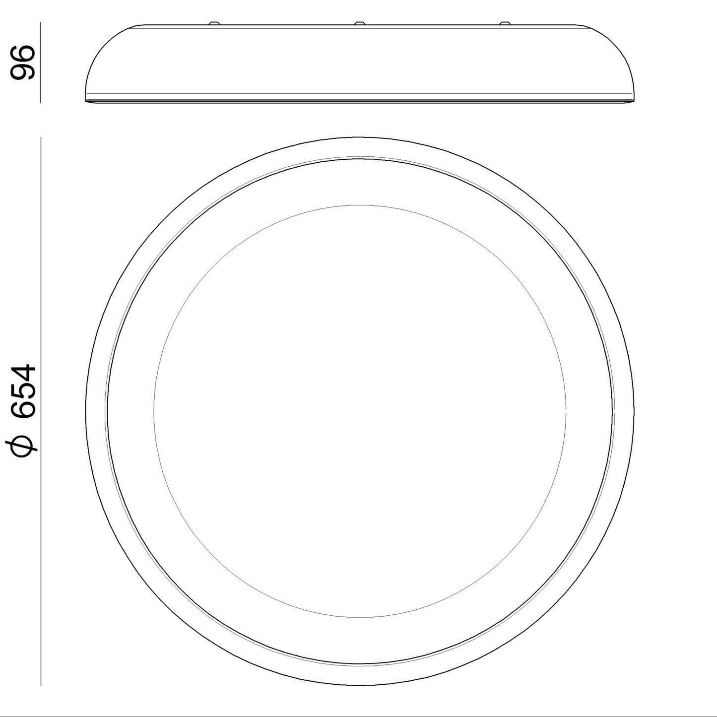 Stilnovo Reflexio Flush-Mount Light