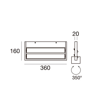 Stilnovo Tablet Wall Light
