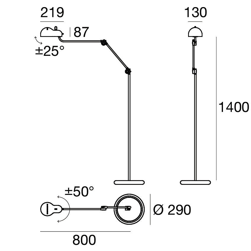 Stilnovo Topo Floor Lamp