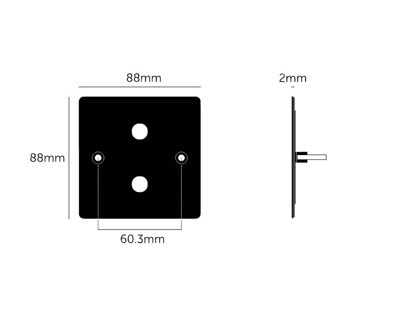 Buster and Punch 1G Wall Plate