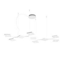 Quad Bi Emission 9 Moduli LED Pendant