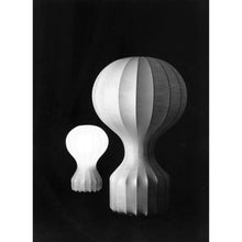 Gatto Piccolo Cocoon Resin Table Lamp with White Powder Coated
