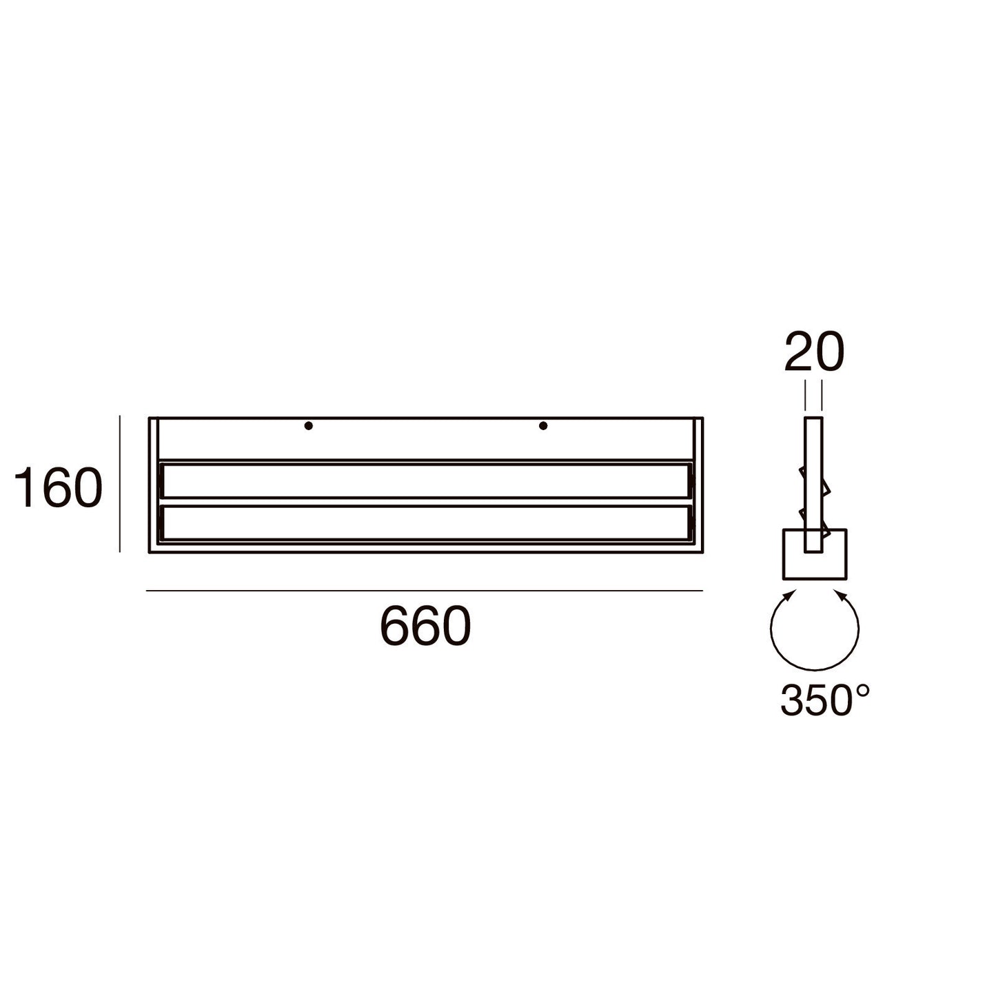Stilnovo Tablet Wall Light