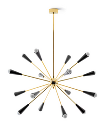 Sputnik Pendent in Gold