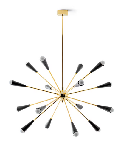 Sputnik Pendent in Gold