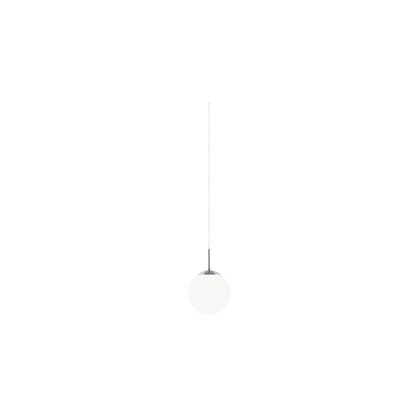 Cafe Single Pendant in Opal White
