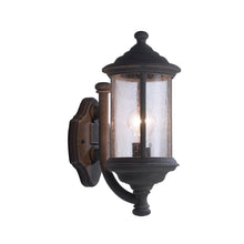 Brompton Wall Lantern IP43 with Textured Glass