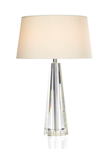 Cyprus Table Lamp Tapered Crystal