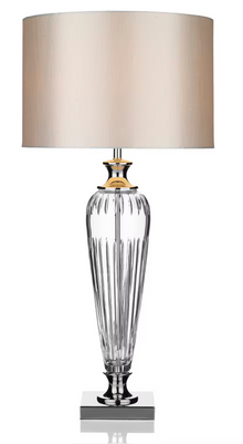 Hinton Crystal Glass Table Lamp