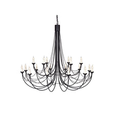 Carisbrooke 18-Light Chandelier Black
