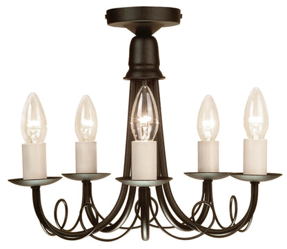 Elstead Minster 5-Light Chandelier