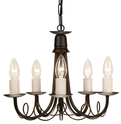Elstead Minster 5-Light Chandelier
