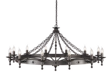 Warwick 12-Light Chandelier Graphite Black