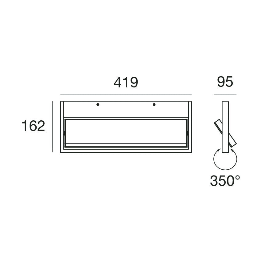 Stilnovo Tablet Wall Light