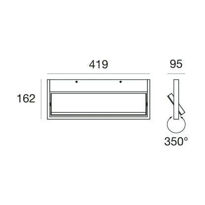Stilnovo Tablet Wall Light
