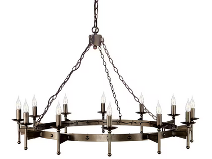 Cromwell 12-Light Chandelier Old Bronze