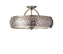 Zara 3 Light Semi-Flush