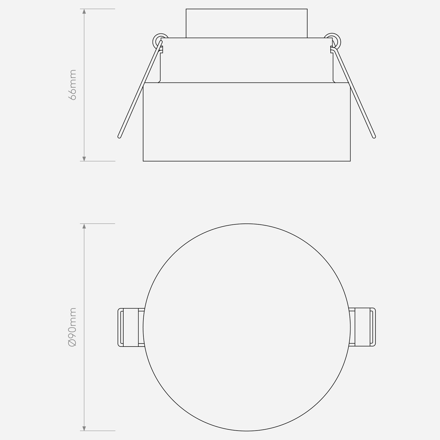 Astro Vancouver Round 90 LED Ceiling Light