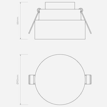 Astro Vancouver Round 90 LED Ceiling Light