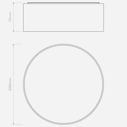 Astro Cambria Flush Ceiling Light