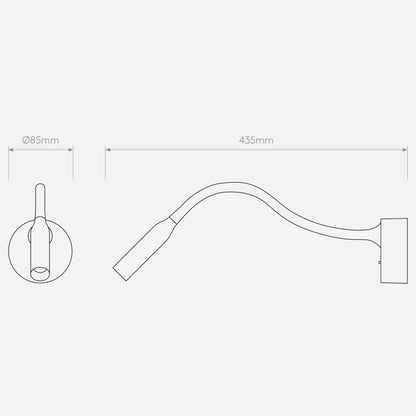 Astro Lucca Surface Reading Light