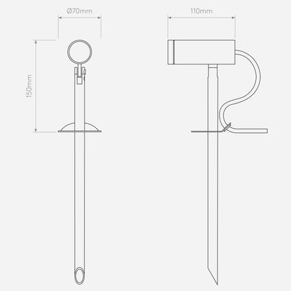 Astro Myos Outdoor Ground Spotlight