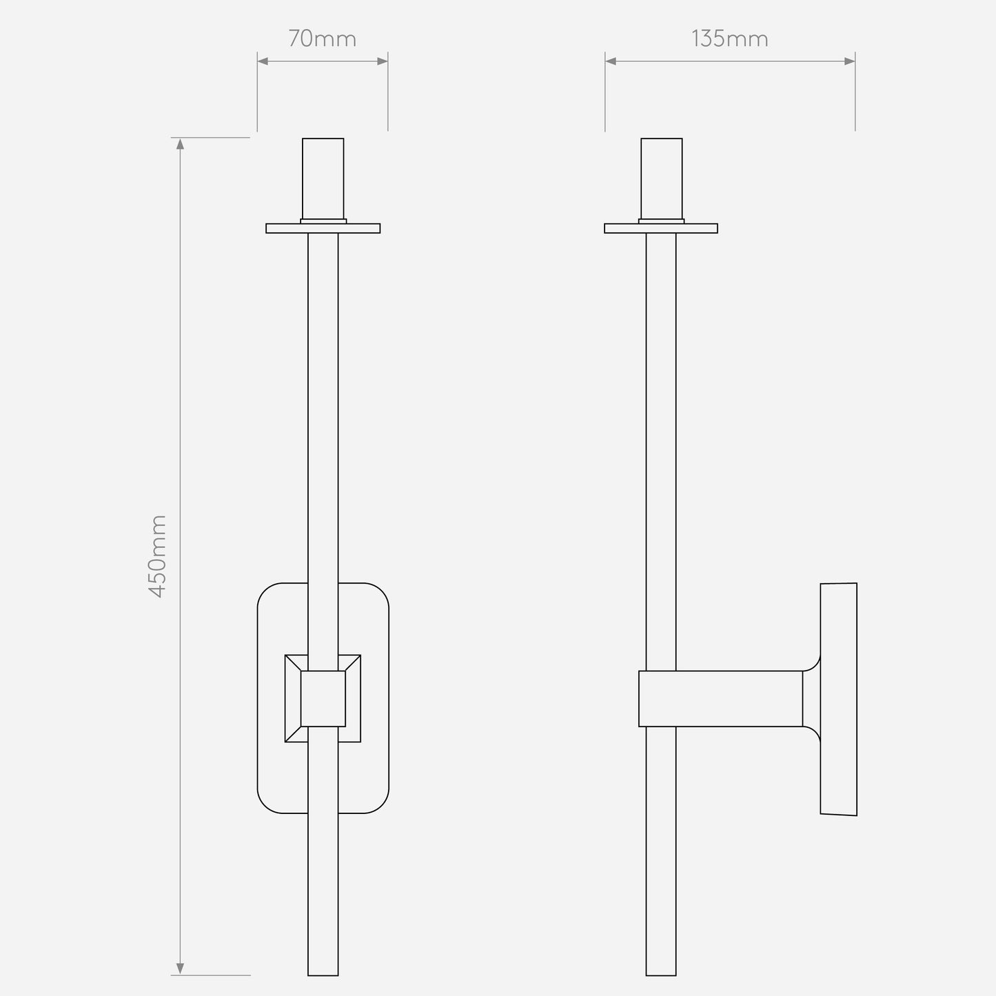 Astro Tacoma Single Grande Wall Light