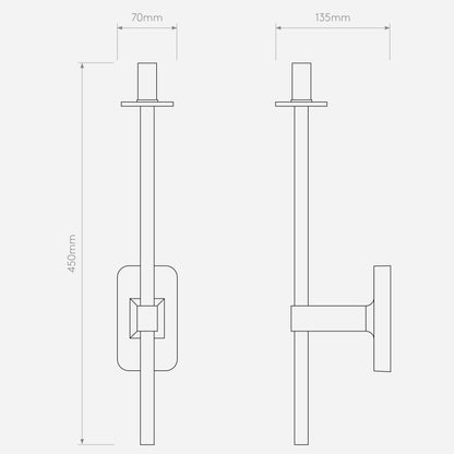 Astro Tacoma Single Grande Wall Light