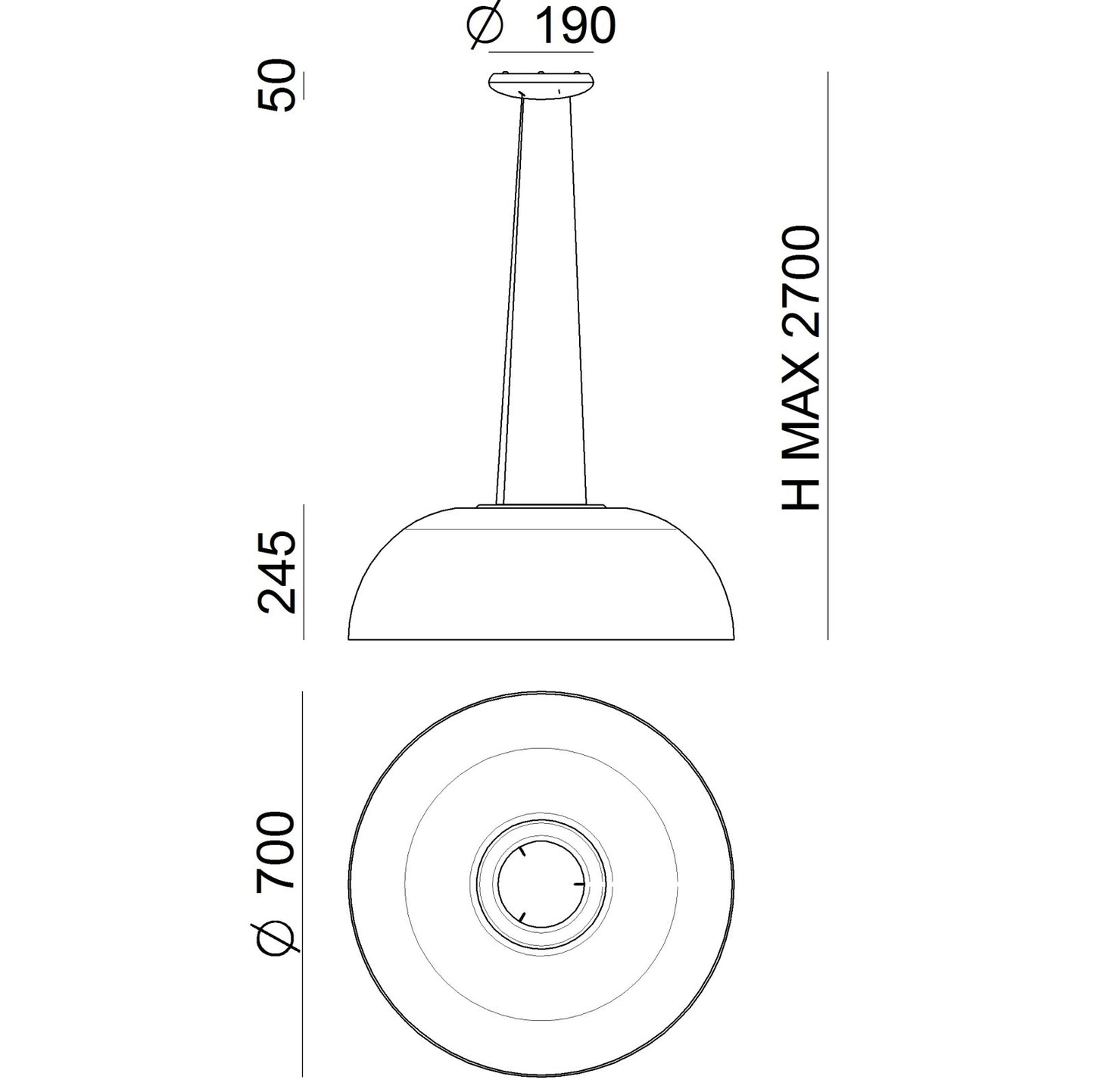 Demi Ø70 Pendant