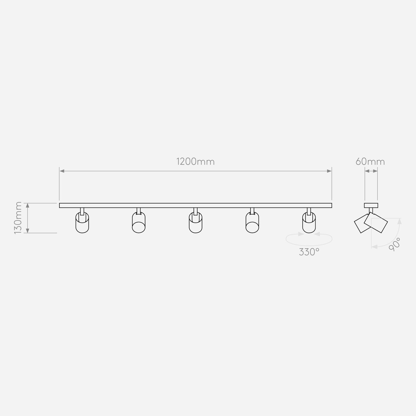 Astro Ascoli Ceiling Spotlight Bar