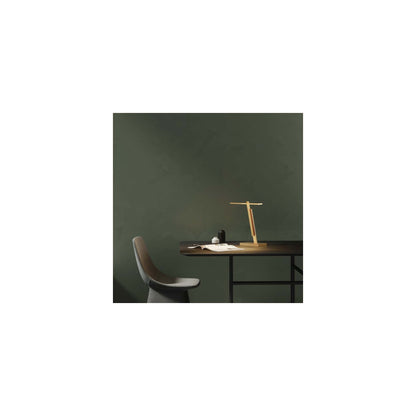Gerrit LED Desk Lamp in Anodised Gold