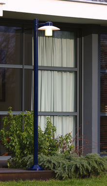 Aubanne Model 4 Clear Glass Lamp Post
