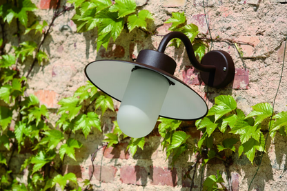 Belcour Model 1 Opal Glass Wall Light