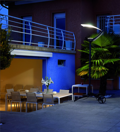 Equix Toughened Borosilicate Glass LED Portable Light with Aluminium Head and Pole