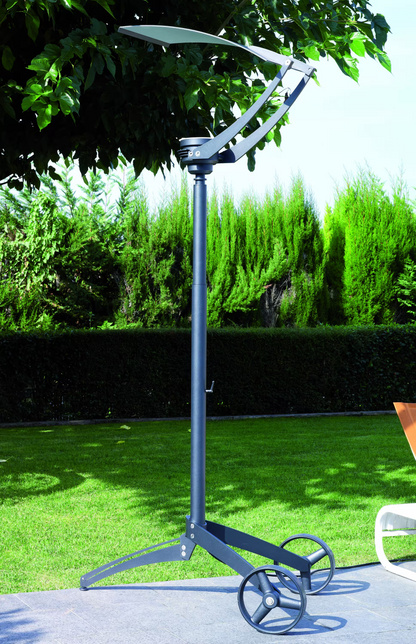 Equix Toughened Borosilicate Glass LED Portable Light with Aluminium Head and Pole