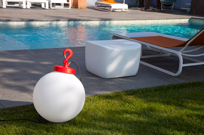 Grumo Small Opal Glass Portable Hanging Light