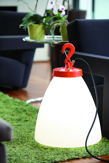 Grumo Large Opal Glass Portable Hanging Light
