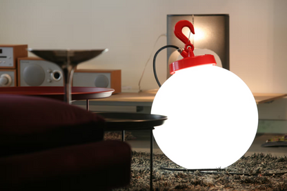 Grumo Small Opal Glass Portable Hanging Light